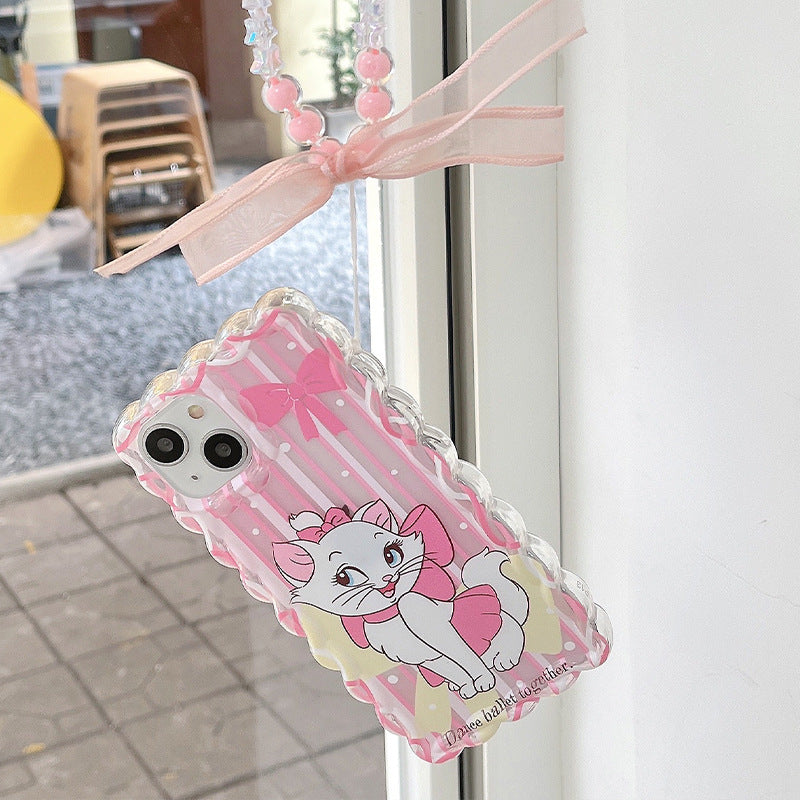 Apple 15 Pro Twist Cute Marie Cat iPhone XR Shockproof Bracelet