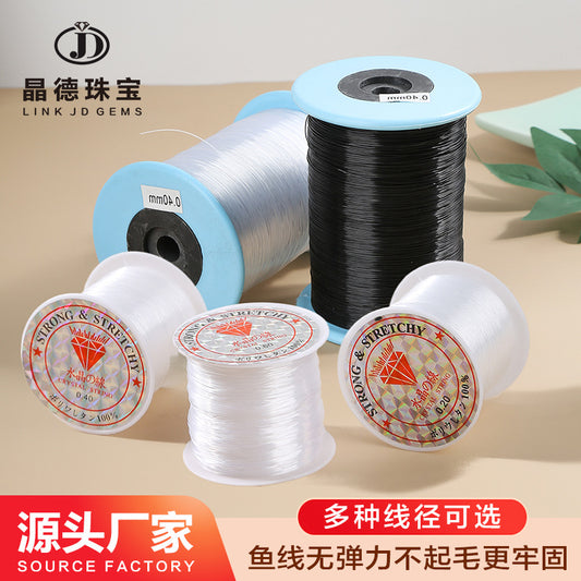 Transparent fishing line has no elasticity and high strength