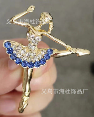 Gymnast brooch