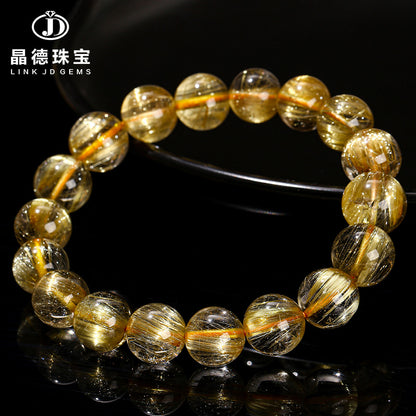 7A Natural Blonde Crystal Bracelet