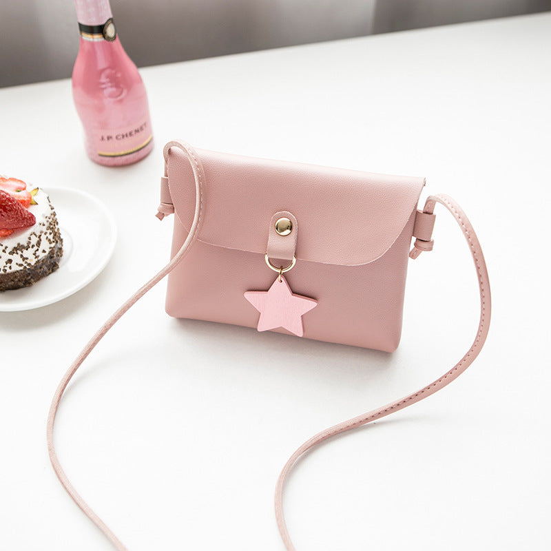 Star pendant mobile phone bag shoulder bag