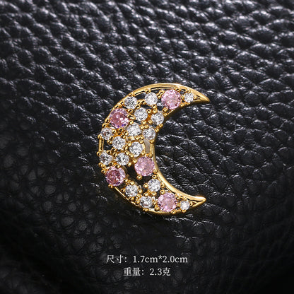 Eco-friendly crystal brooch pin