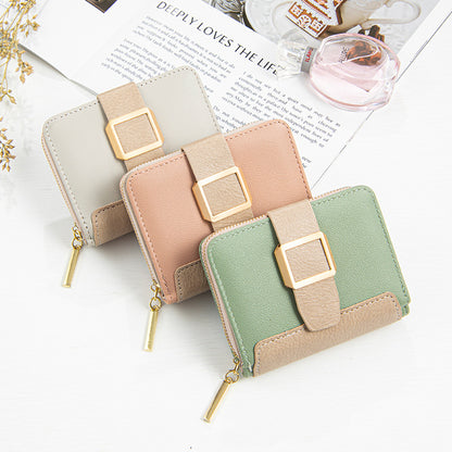 Wallet women's short Korean version