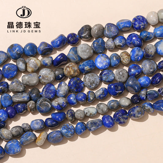 6-8M natural lapis lazuli conformal beads loose beads