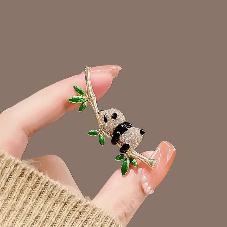 New Chinese Panda Brooch