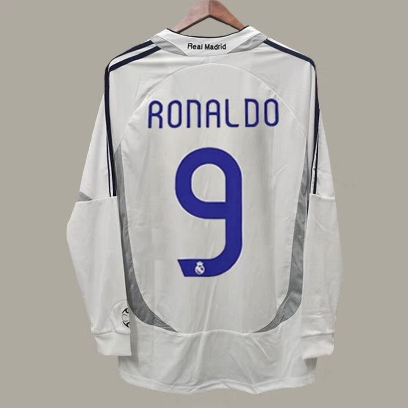 06-07 Real Madrid Retro Home Away Ronaldo Beckham Ra¨²l Guti Jersey