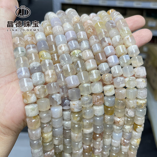 8-10Mm natural cherry blossom agate lucky beads loose beads,