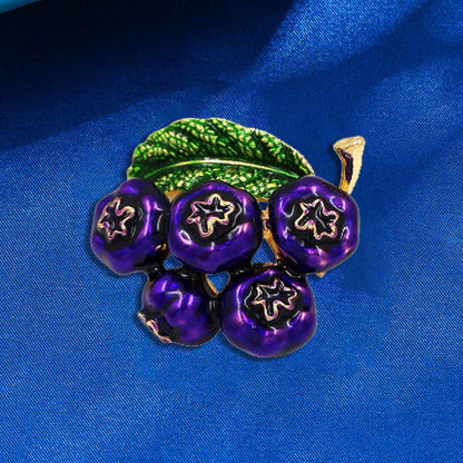 New Enamel Fruit Brooch