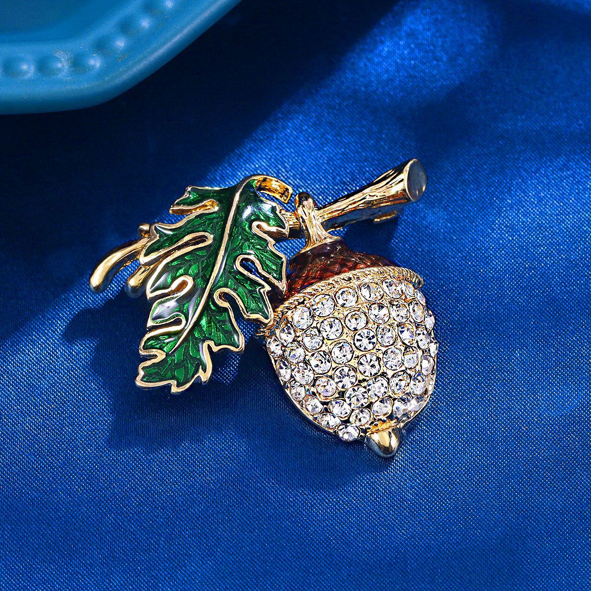 New Rhinestone Pine Nut Brooch