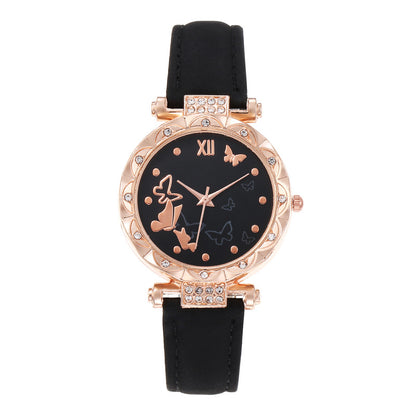 Butterfly Casual Versatile Ladies Belt Watch