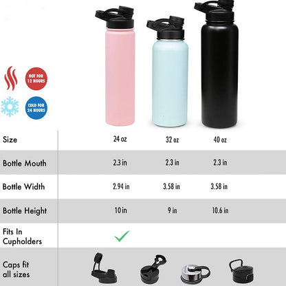 Multi-capacity 304 stainless steel thermos cup