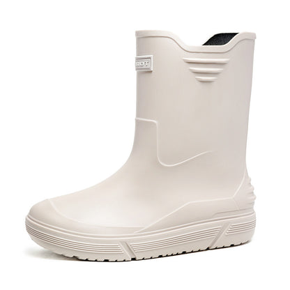 Fashion rain shoes men's warmth