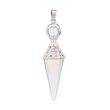 Crystal Cone Pendulum Pendant