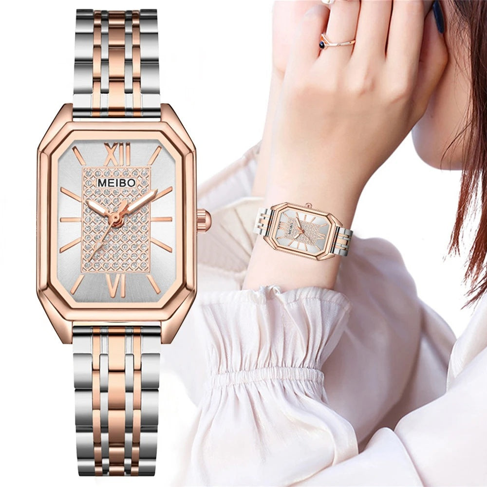 MEIBO Square Vintage Women's Watch