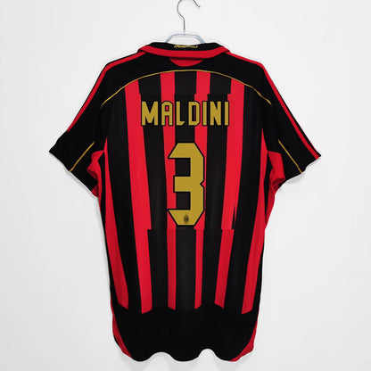 06-07 AC Milan Retro Final Home Away Long Short Sleeve