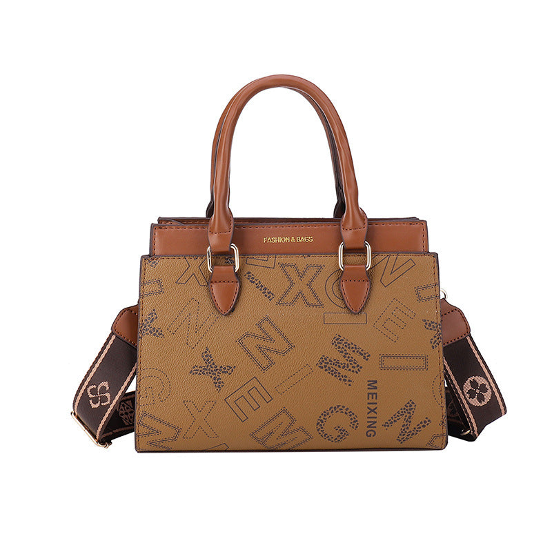 European and American retro printed women's bags