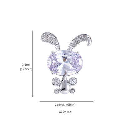 Zircon Corsage Versatile Pin