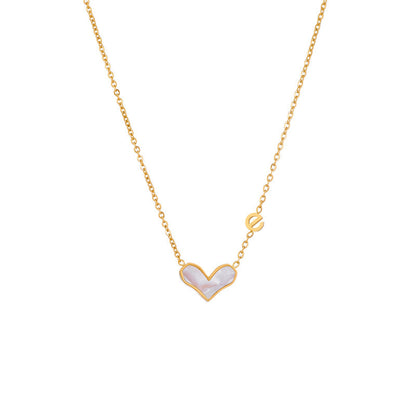 Shell love necklace