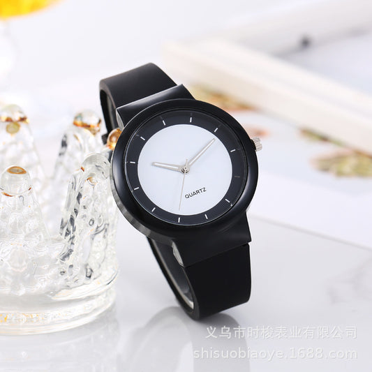 Student Candy Color Silicone Watch Minimalist Sport