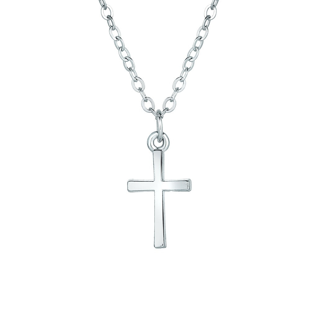 Rhinestone Cross Pendant Necklace