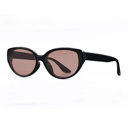 Cat Eye White Frame Polarized UV Protection Sunglasses