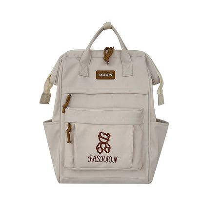 Large capacity backpack for college students