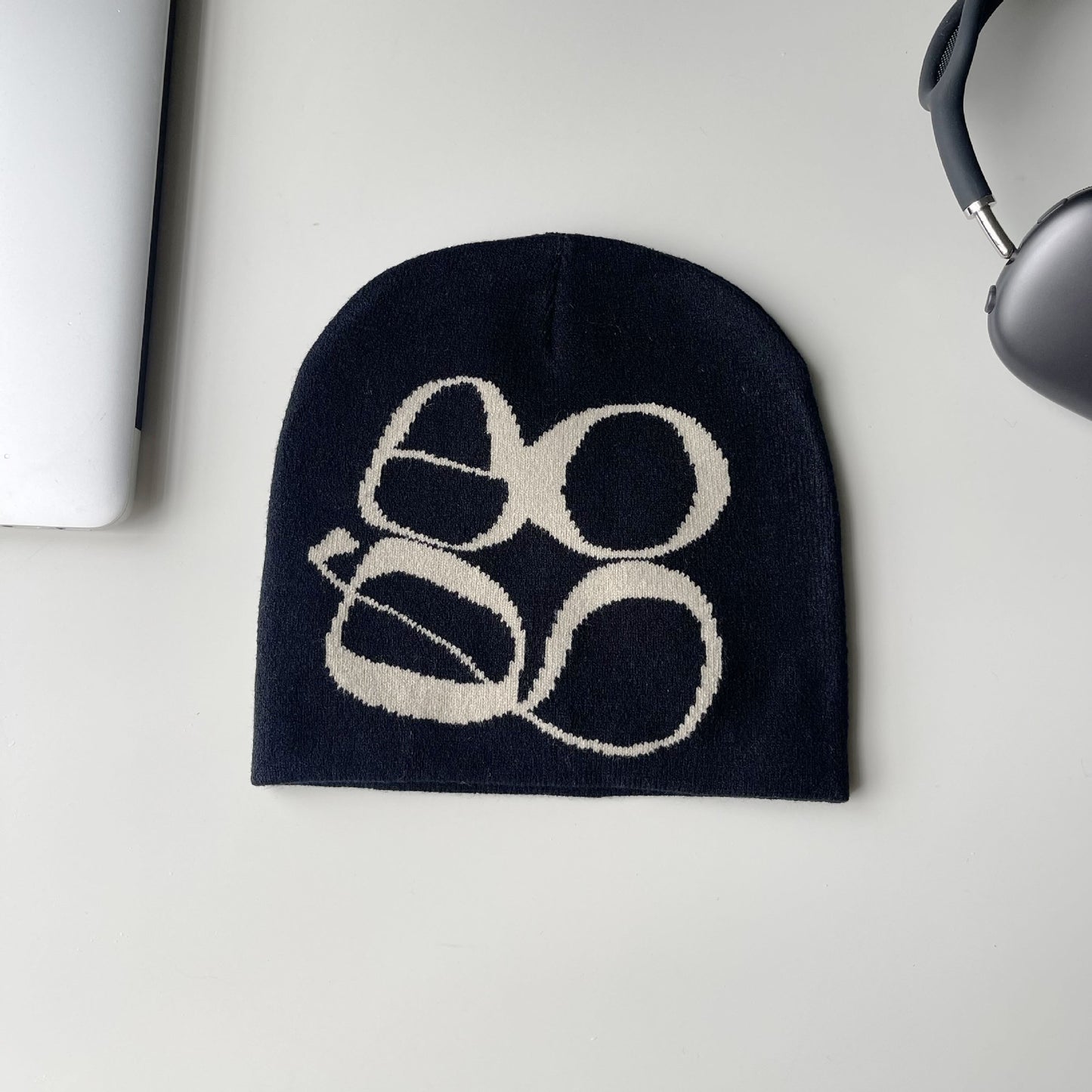 Winter Knit Hat with Logo, Warm & Stylish