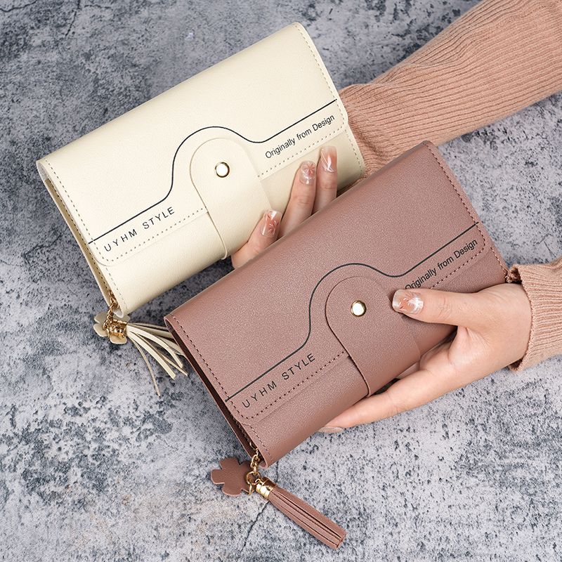 ins style, wallet, women's long style.