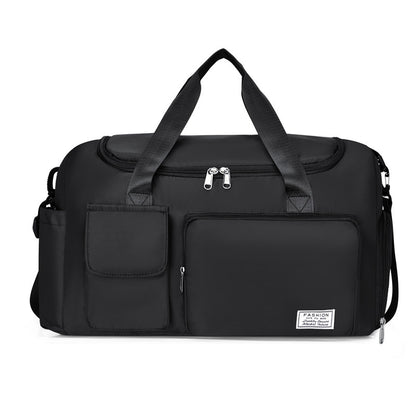 Dry and wet separation fitness bag travel bag