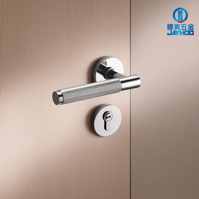 Magnetic silent door handle lock