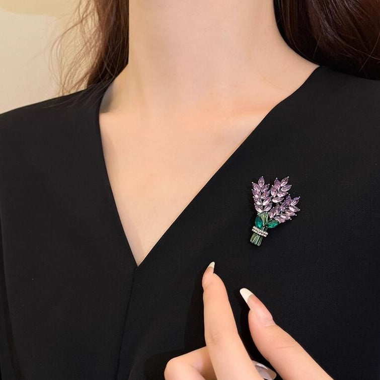 Exquisite Lavender Brooch