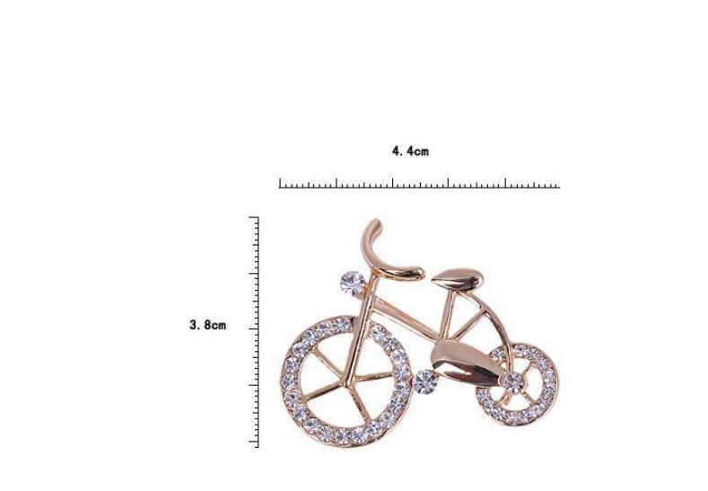 Crystal Vintage Bicycle Bicycle Corsage