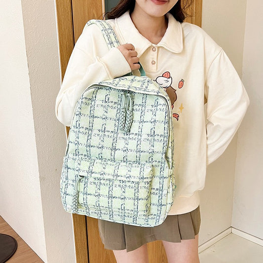 Girl schoolbag girl