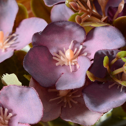 Ramo de flores artificiales hortensia salvaje 