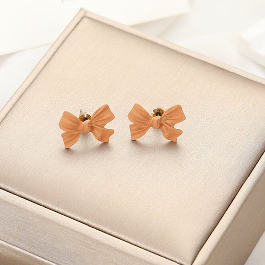 Design bow temperament earrings for women