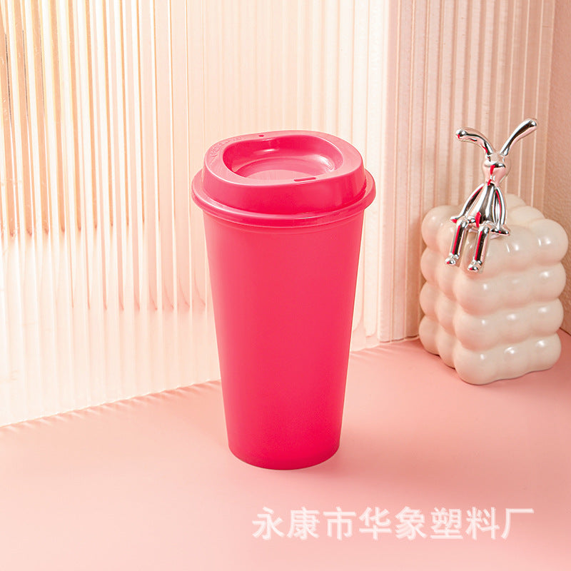 Color coffee cup pp material 475ml