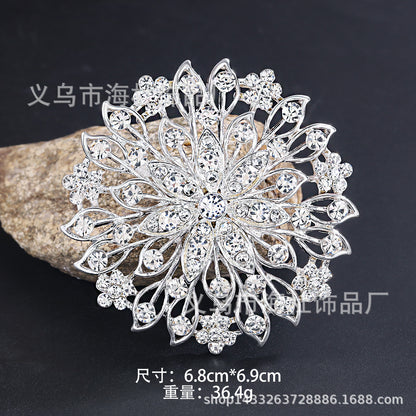 Alloy Rhinestone Brooch Pin fashion