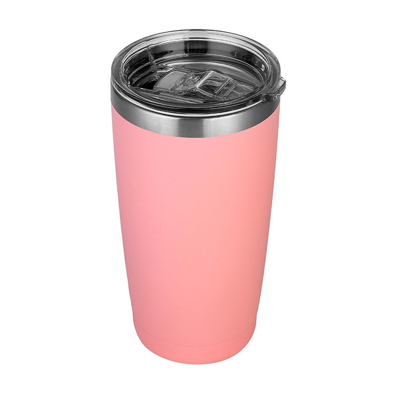 Double-layer stainless steel thermal insulation straw cup