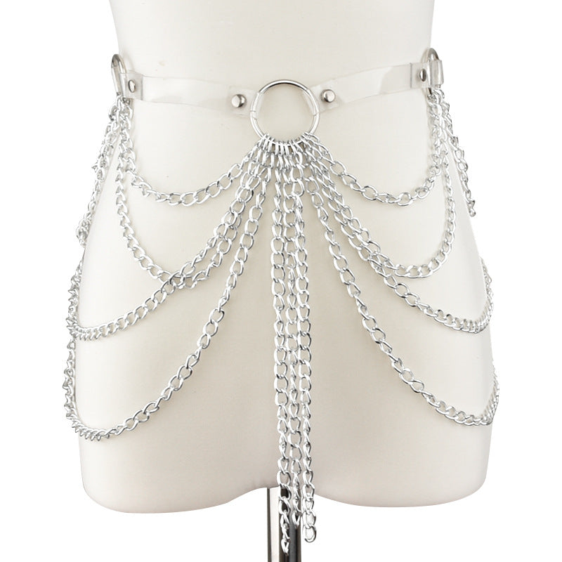 Tassel body chain waist chain