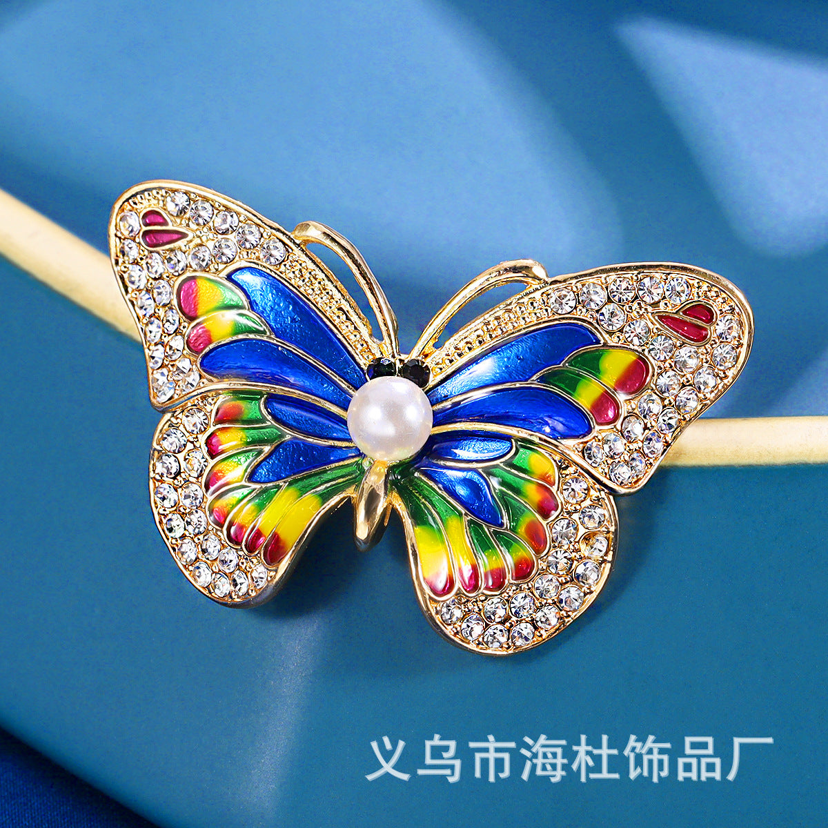 Butterfly brooch enamel craft