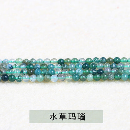 3Mm Natural Crystal Colorful Tourmaline Beads Loose Beads