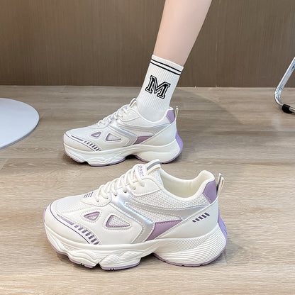 women's autumn casual thick sole sports shoes