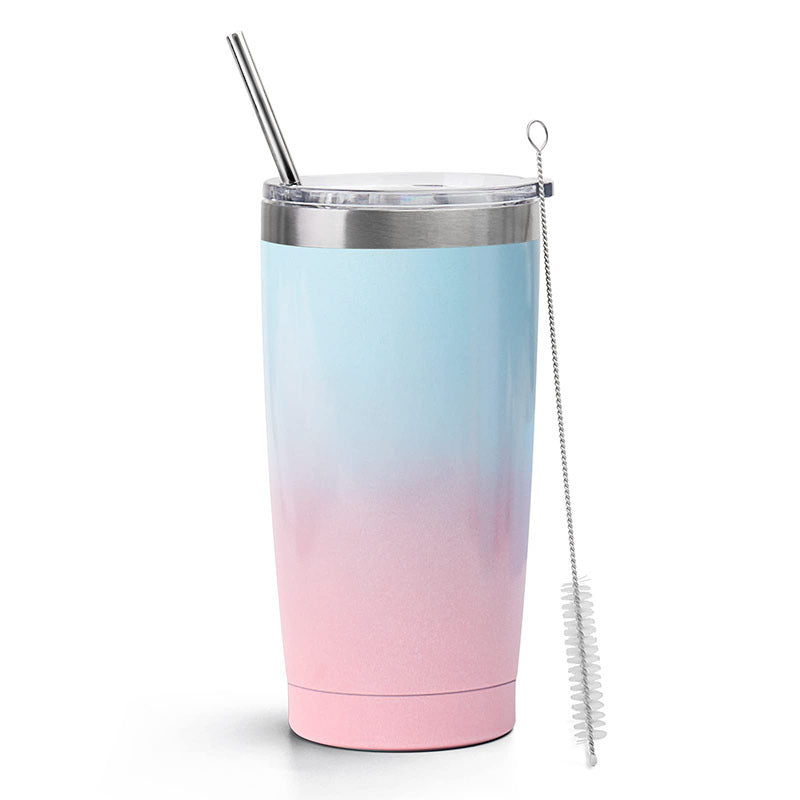 Portable Car Cup Double Layer Stainless Steel