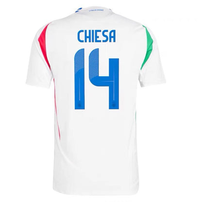 Eurocopa 2024 Italia Local Visitante Camiseta Chiesa Barella Frattesi 