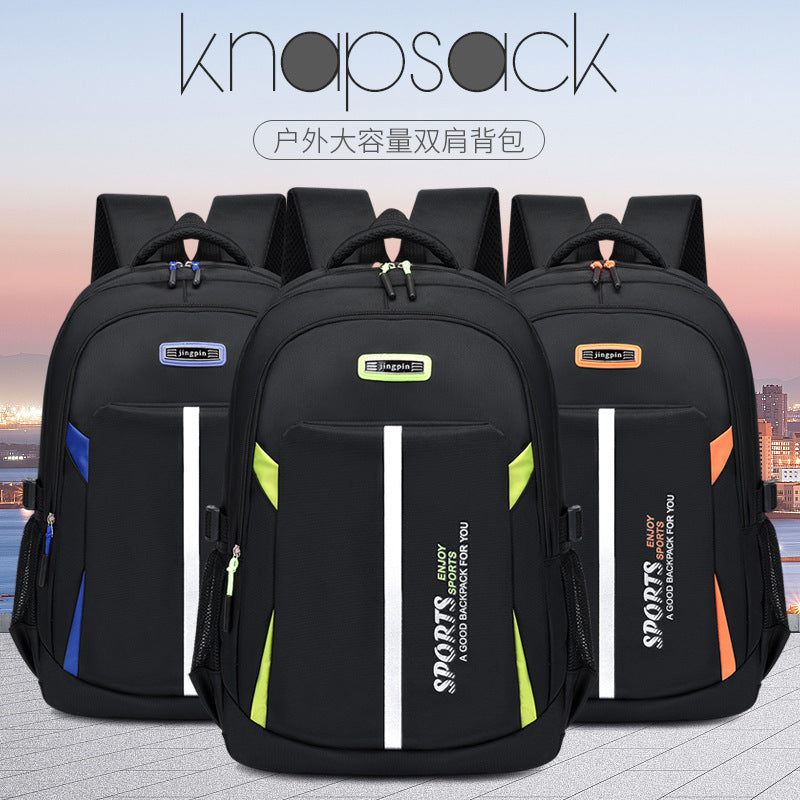 Fashion junior high school backpack men