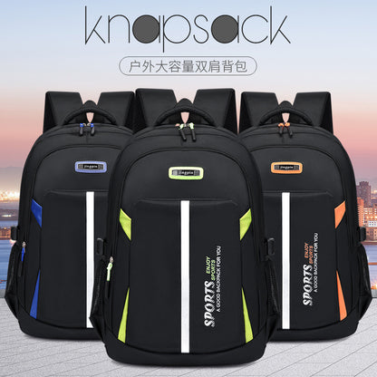 Fashion junior high school backpack men