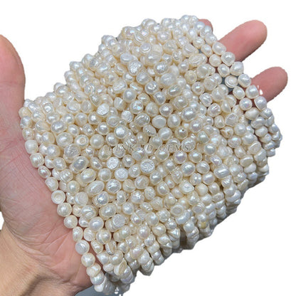 Natural White Freshwater Baroque Pearl Loose Beads