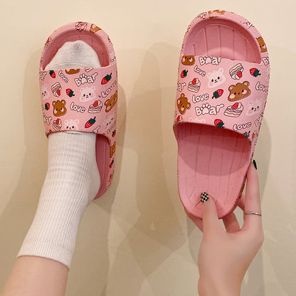 Fashion printed slippers