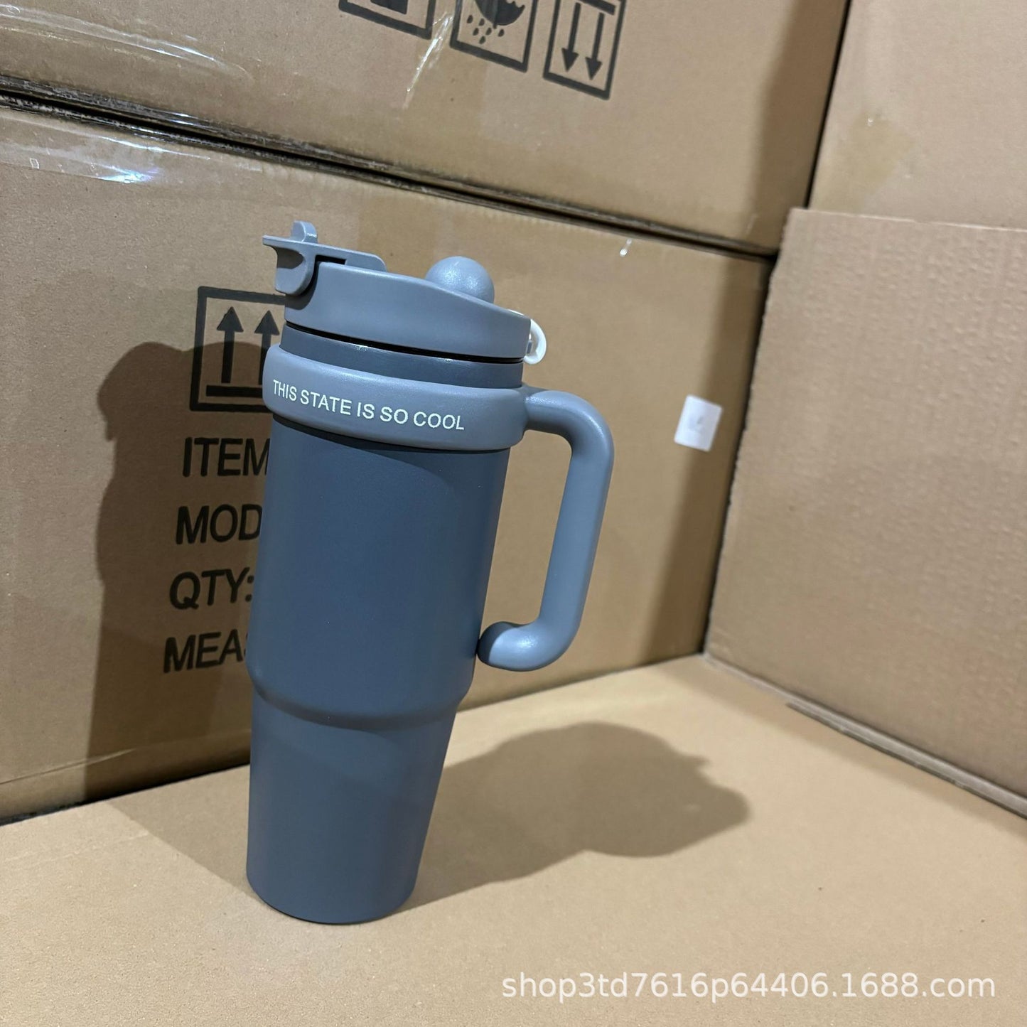 30Oz Car Cup with Handle 304 Stainless Steel