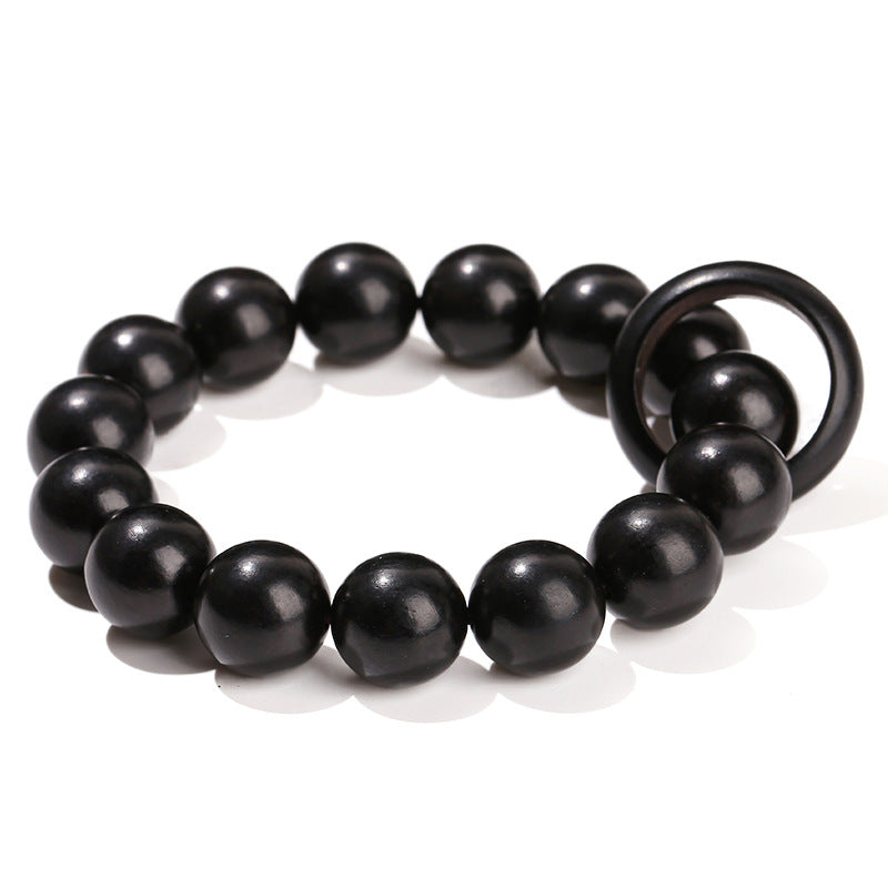 Ebony Bead Bead Bracelet